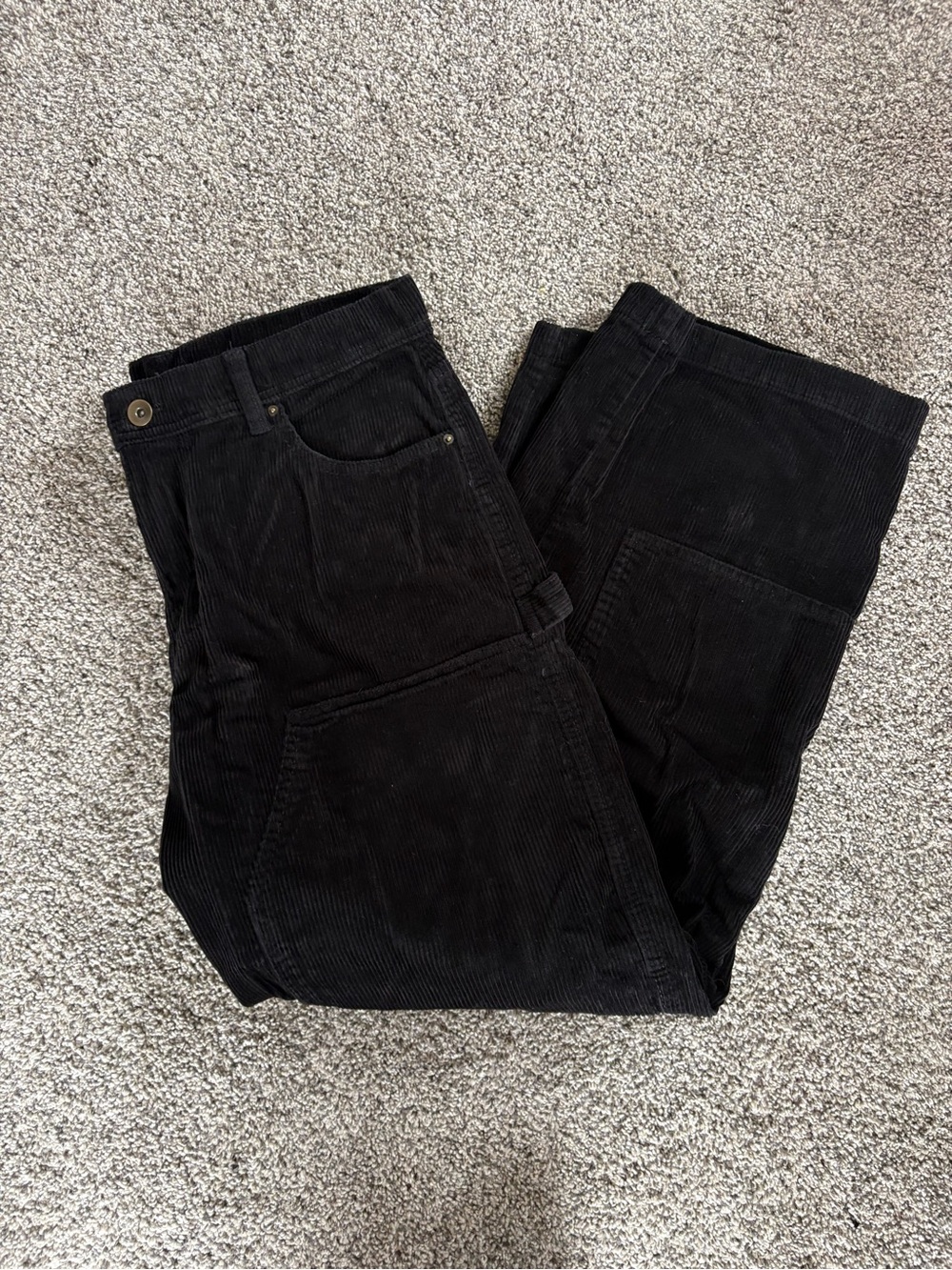No Boundaries Black Wide-Leg Corduroy Pants - Picture 8 of 8
